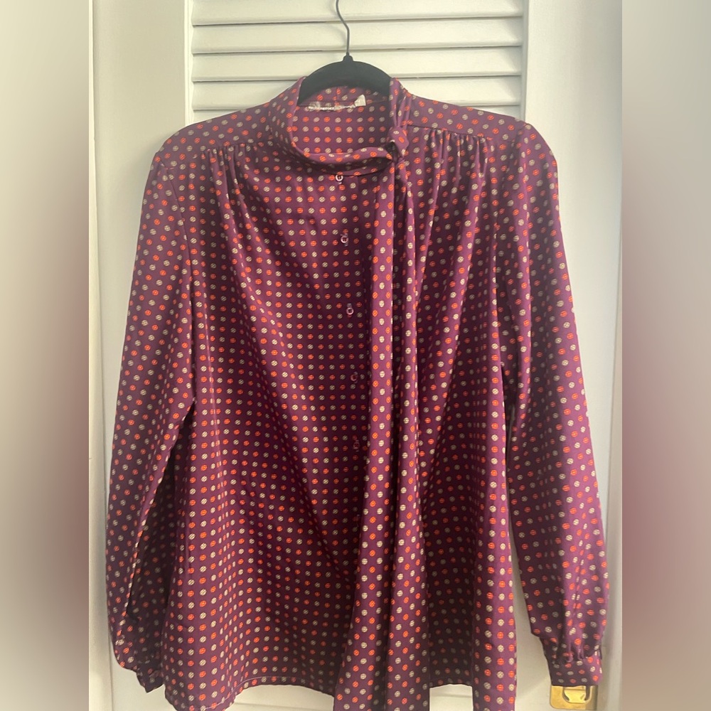 Lovely Vintage 1970’s Blouse Size 14 (Aprox modern day 8/10).Excellent Condition - Picture 5 of 8